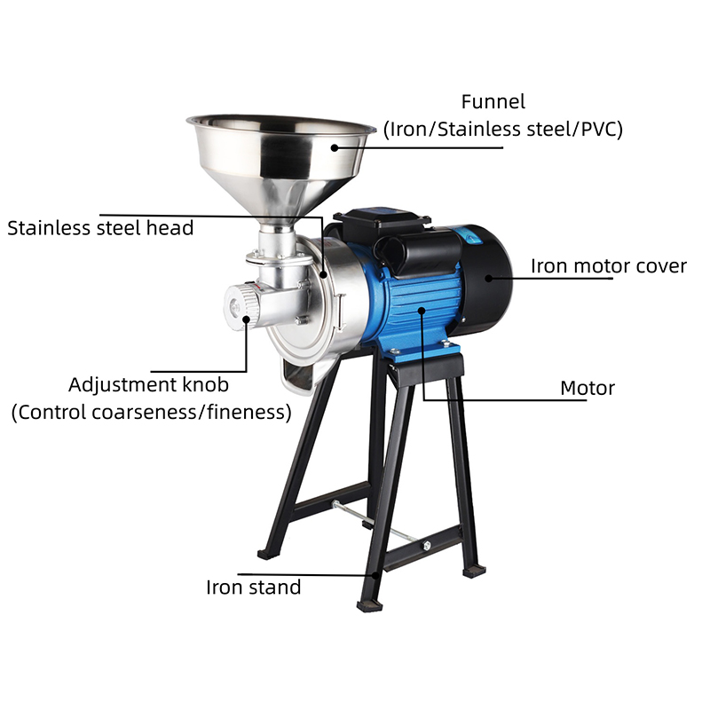 Stainless Steel Grinding Head Grain Grinding Machine